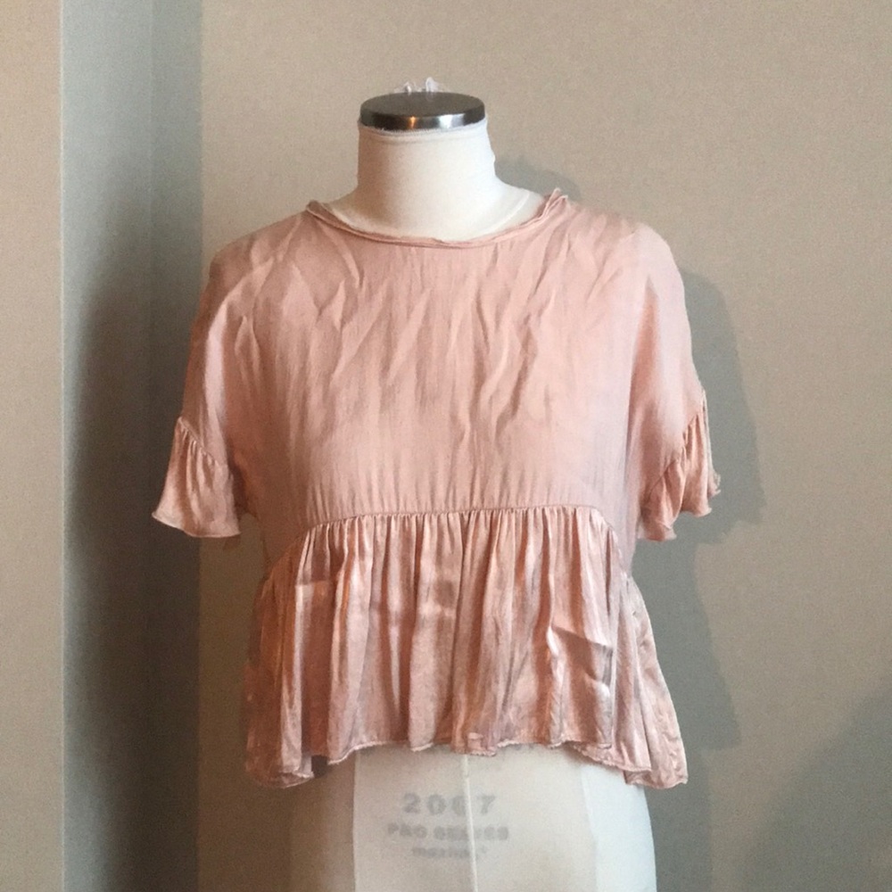 Zara Blush Pink Blouse